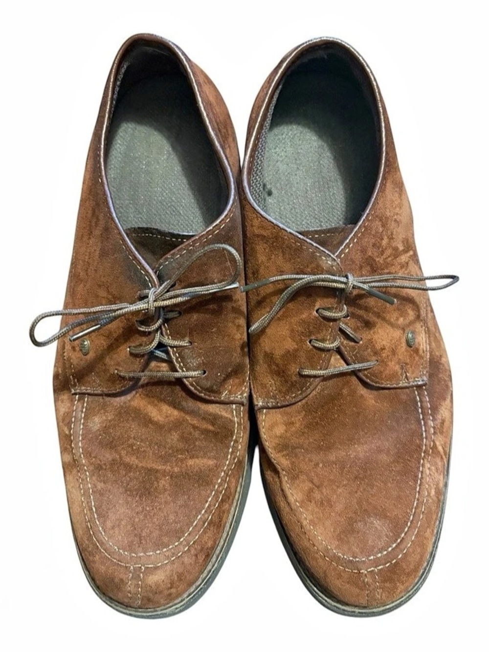 Hush Puppies 15032 Leather Oxfords Brown US 10 W